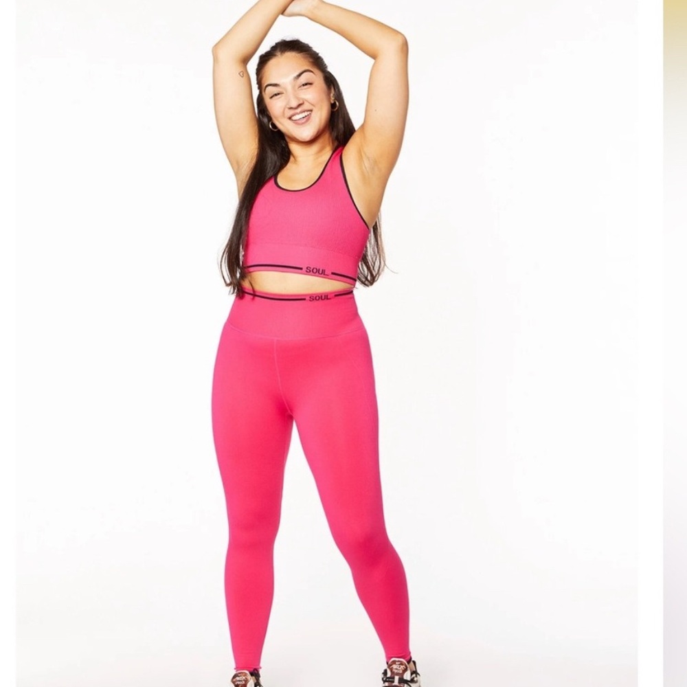 SoulCycle Fuchsia Workout Ensemble